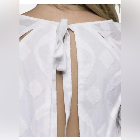 Women's Tavik Amour Romper Long sleeve white one piece size small Tillys New - Picture 5 of 12